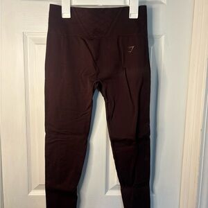 Gymshark Chocolate Brown Seamless High-Waist Leggings